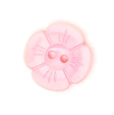 Zachtroze Bloemvormige Knoop, Diameter 21mm Knopen KNP00118